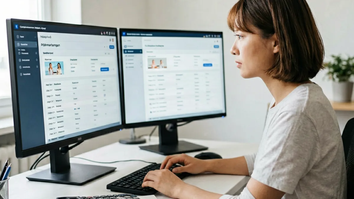 福利姬创作者在电脑前对比不同平台的提现手续费与到账金额截图